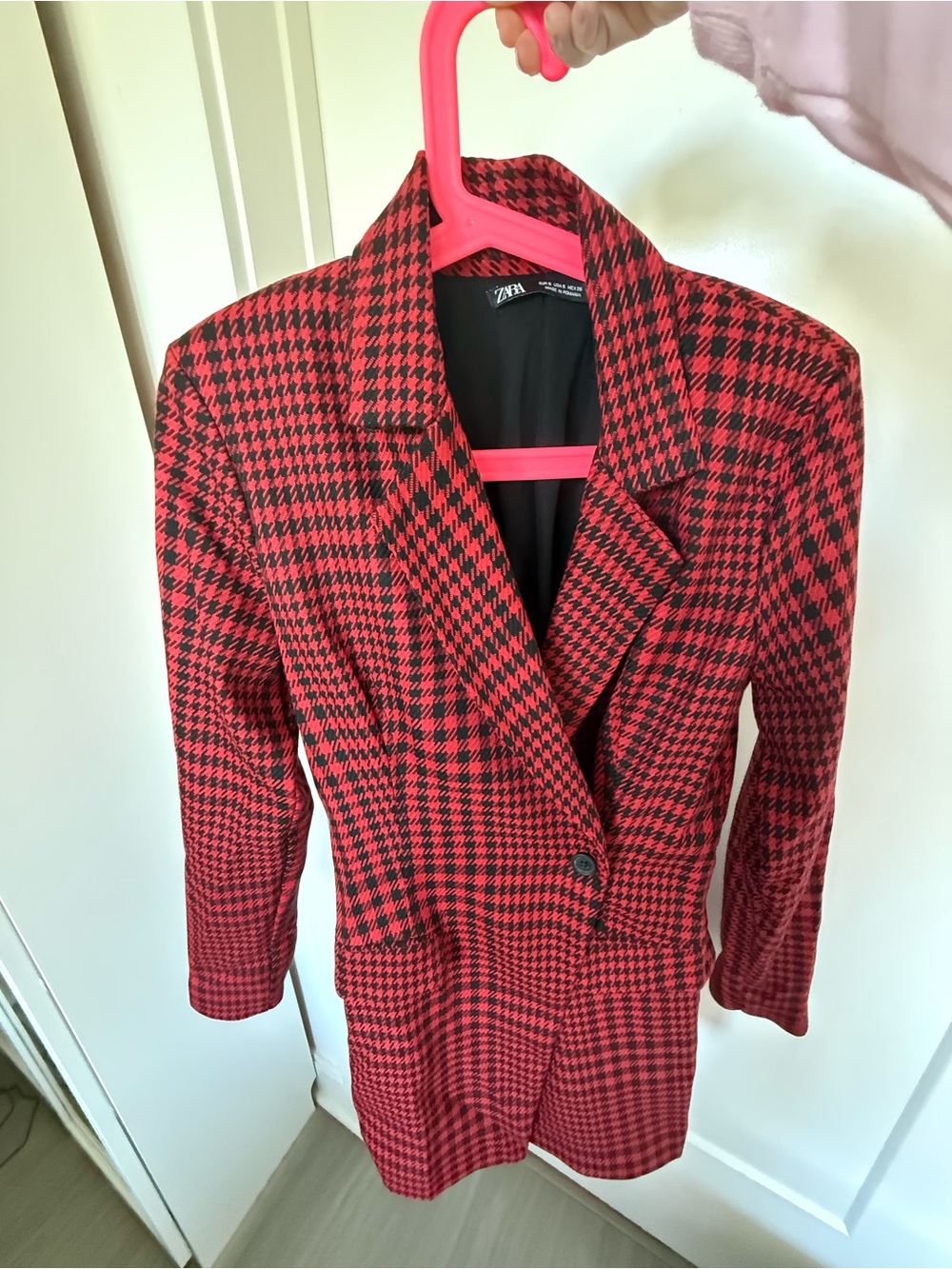 Zara Red & Black Jumpsuit